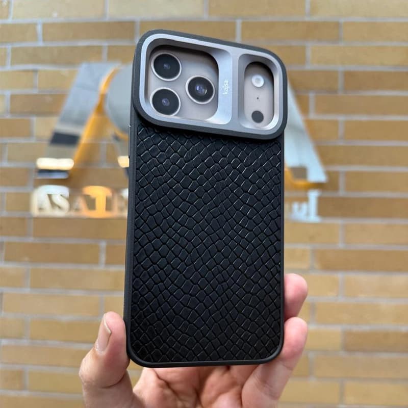 کاور چرمی مگ سیف KAJSA مدل Pearl Pattern مناسب برای iPhone 17 Pro — تصویر ۱۲