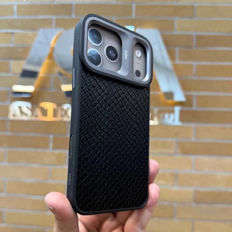 کاور چرمی مگ سیف KAJSA مدل Pearl Pattern مناسب برای iPhone 17 Pro — تصویر ۸
