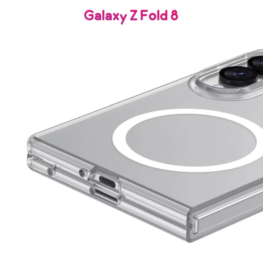 قاب مگ سیف Delgado تمام شفاف Galaxy Z Fold 8 مارک Green Lion — تصویر ۱۱