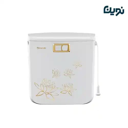 فلاش تانک ایمن آب مدل کاسپین طرح نیلوفر — تصویر ۲