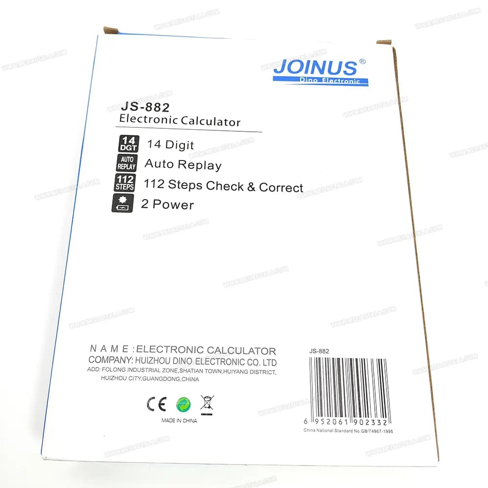 ماشین حساب جوینوس مدل JS-882 — تصویر ۱۲