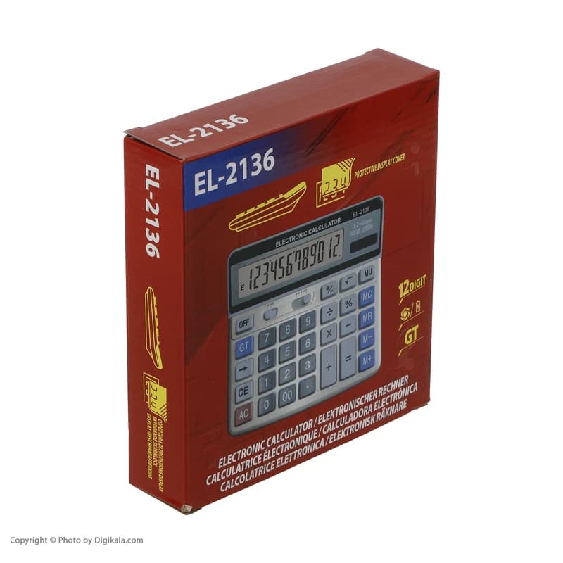 ماشین حساب مدل EL-2136 — تصویر ۲