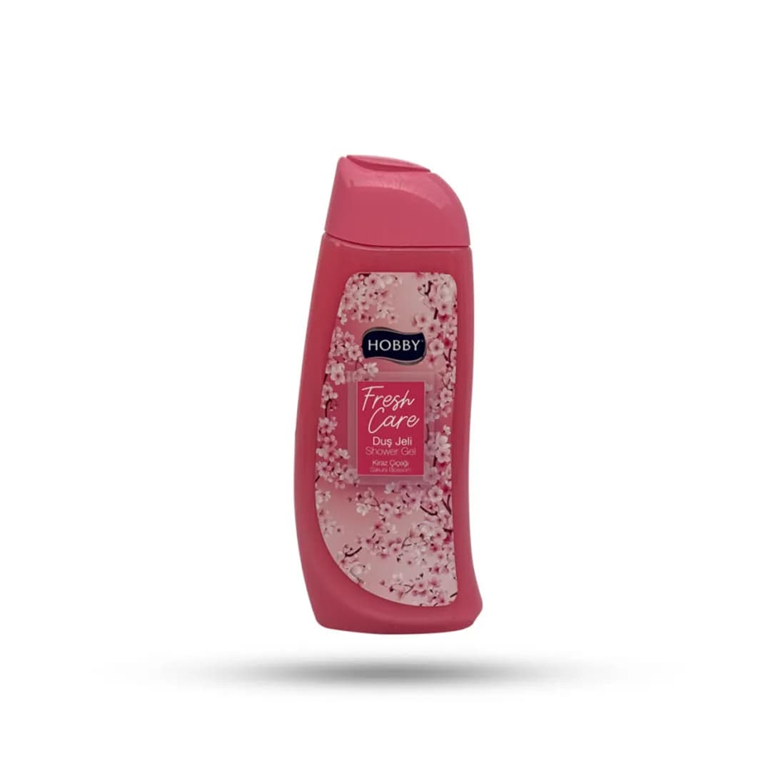 شامپو بدن هوبی رایحه شکوفه گیلاس مدل FreshCare حجم 500 میل — تصویر ۴