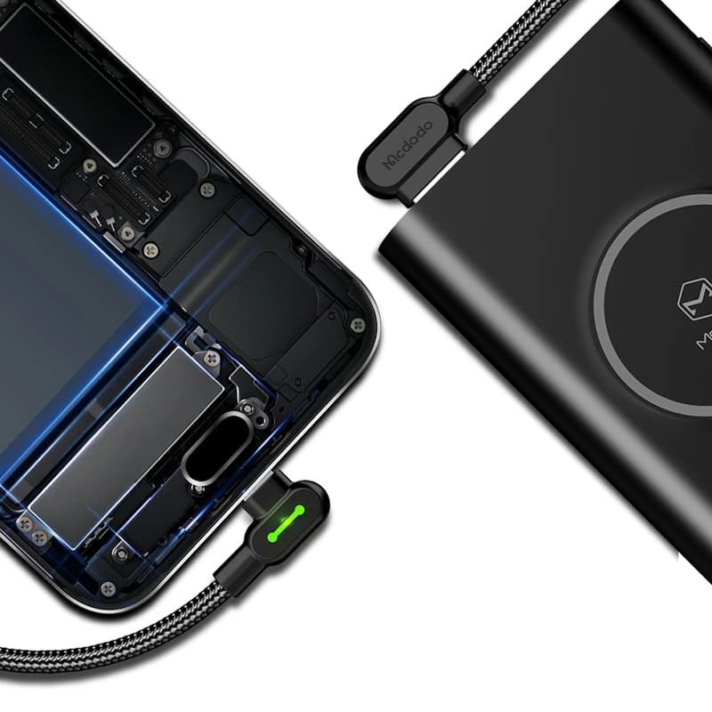 کابل شارژ USB به Type-C نود درجه 1.8 متری مک دودو مدل 5282 — تصویر ۹