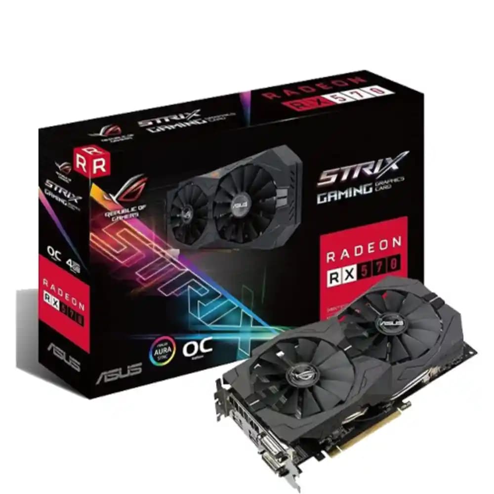 کارت گرافیک ایسوس Asus Rog Strix RX570 OC 8G GDDR5 — تصویر ۳