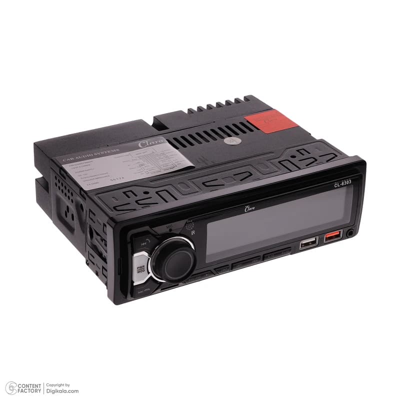 پخش کننده خودرو کلارو مدل CL-6303 — تصویر ۱۰
