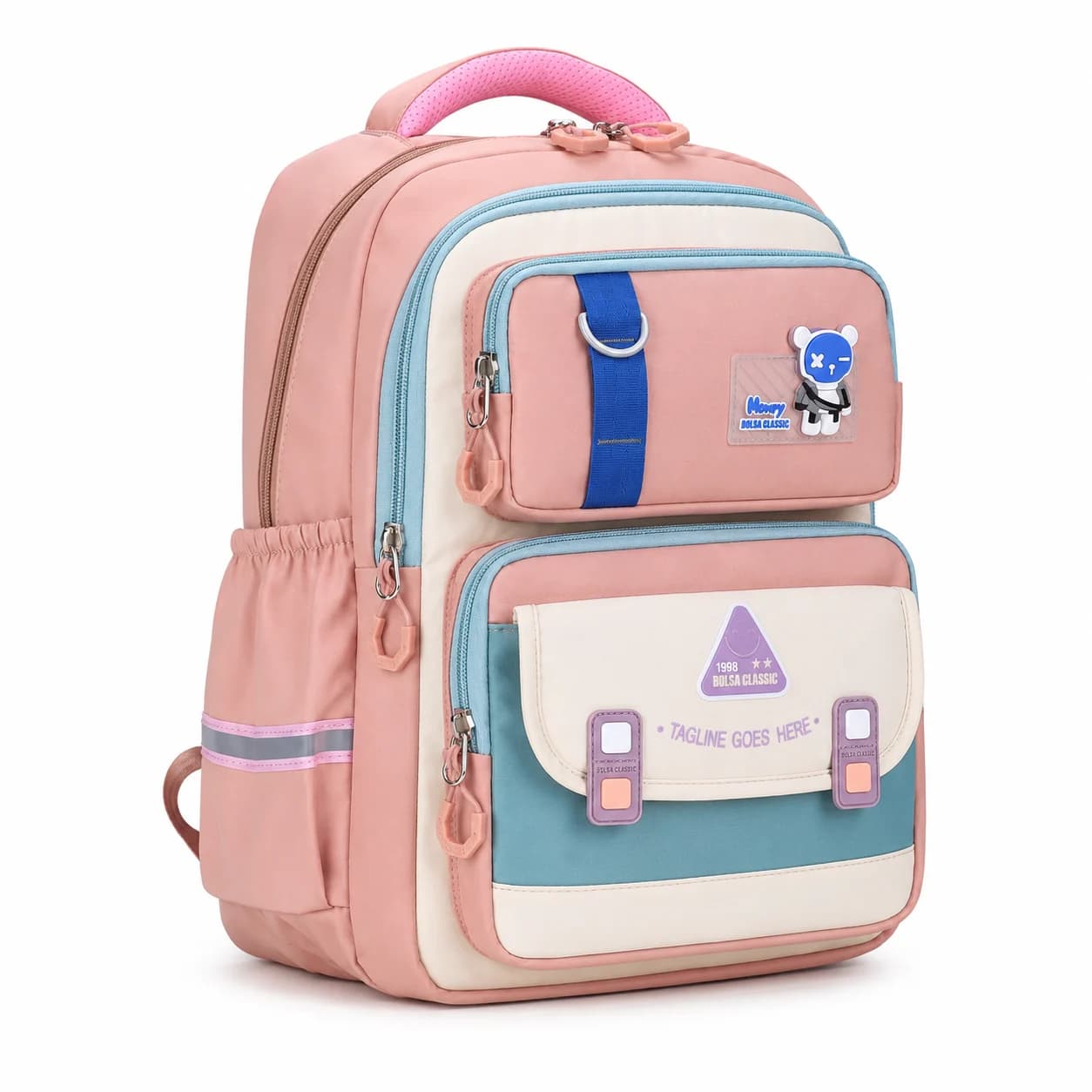 کوله پشتی مدرسه Bolsa Classic مدل Happy — تصویر ۲