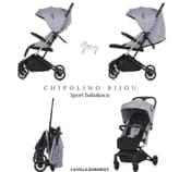 کالسکه مسافرتی چیپولینو بیجو طوسی| Chipolino Bijou Grey — تصویر ۵