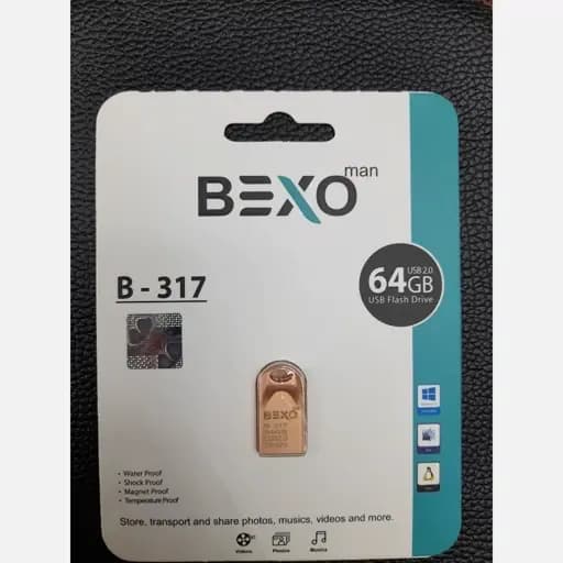 فلش مموری بکسو مدل B-317 ظرفیت 64 گیگابایت با گارانتی 2 ساله آواتک — تصویر ۳