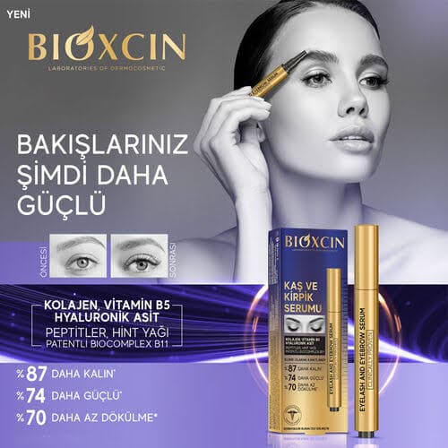 سرم تقویت مژه و ابرو بیوکسین حاوی کلاژن و هیالورونیک اسید حجم 3 میل — تصویر ۷