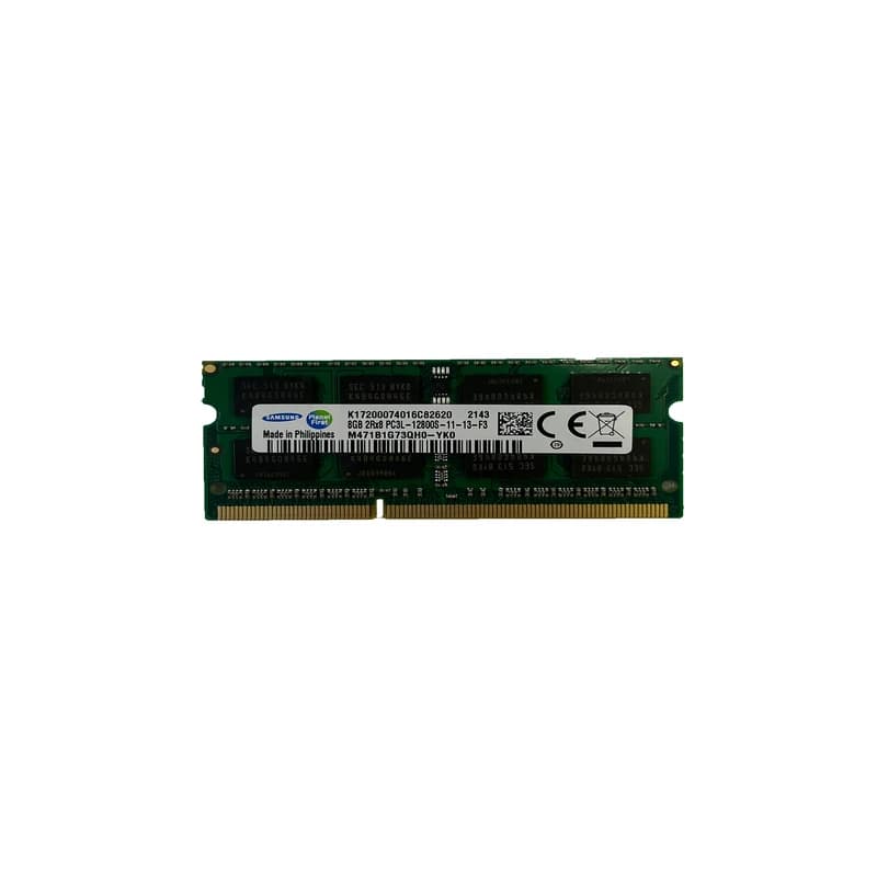 رم لپ تاپ DDR3L دو کاناله 1600مگاهرتز cl11 سامسونگ مدل PC3L-12800S ظرفیت 8 گیگابایت — تصویر ۷