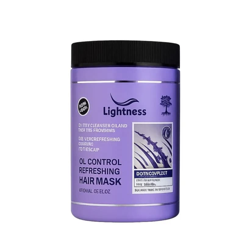 ماسک مو لایتنس مدل Biotin مناسب موی چرب حجم 1000 میلی لیتر — تصویر ۵