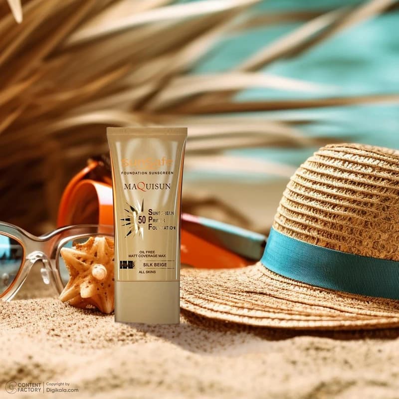 کرم ضد آفتاب رنگی سانسیف، 50 SPF، مدل MAQUISUN NW15، مناسب انواع پوست — تصویر ۶