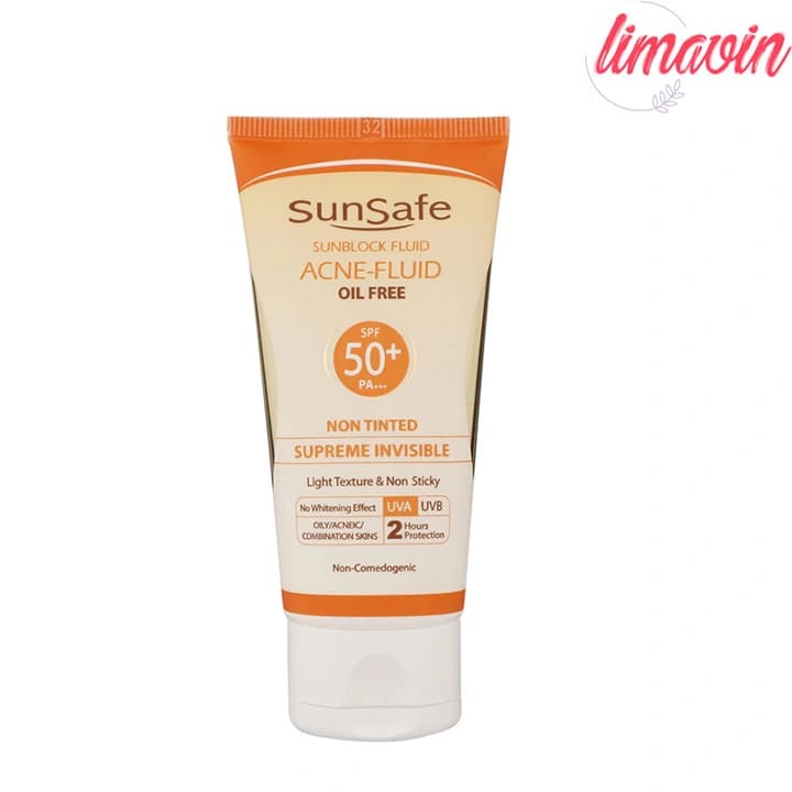 کرم ضدآفتاب بیرنگ سانسیف SPF50 مدل ACNE-FLUID مناسب پوست مختلط، حجم 50 میلیلیتر — تصویر ۵