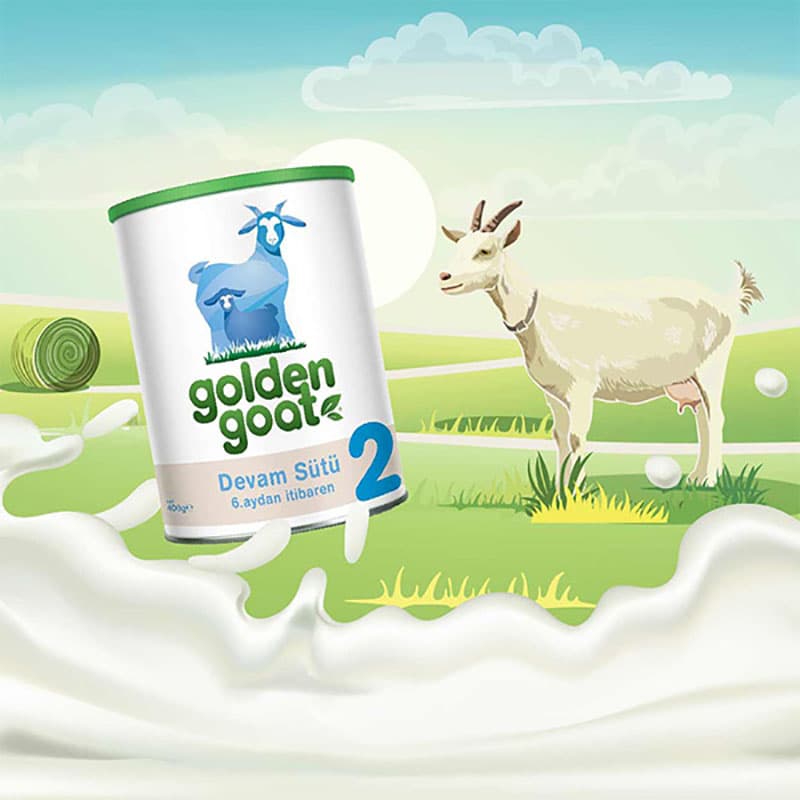شیرخشک بز 400 گرمی شماره 2 Golden Goat — تصویر ۴