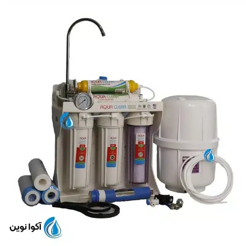 دستگاه تصفیه آب آکوا کلر 6 مرحله ای مدل aqua clear Ro6