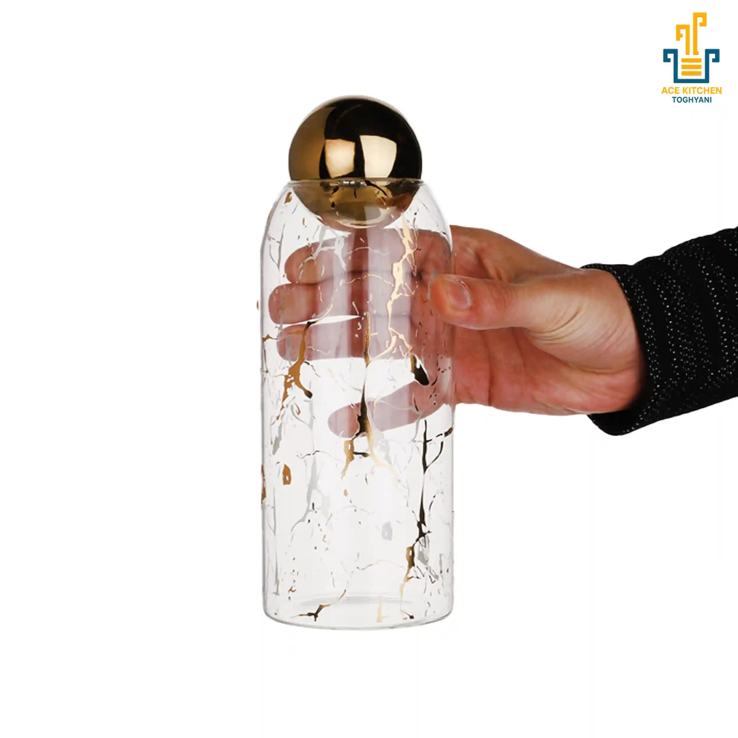 بانکه استوانه پیرکس طلایی ارتفاع 24 — تصویر ۵