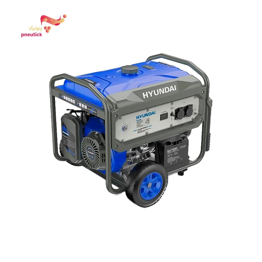 موتور برق بنزینی هیوندای مدل HG-6055 | قدرت ۶.۵ کیلو وات — تصویر ۳