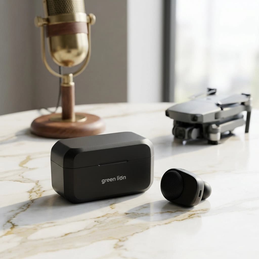 میکروفون بی سیم ۳ کاره گرین لاین مدل Green Lion GLM-Wireless Mic Lite — تصویر ۱۱