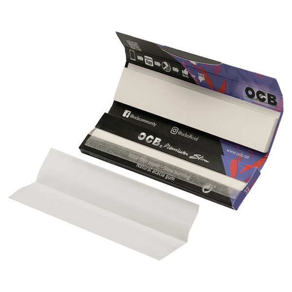 کاغذ سیگار او سی بی پریمیوم اسلیم فیله دار Ocb premium slim tips cigarettes paper — تصویر ۱۱