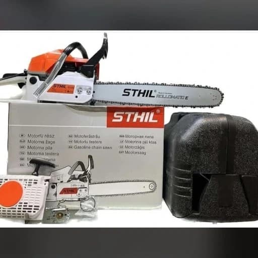 اره موتوری طرح اشتیل مدل js58 بدون لوازم یدکی و کیف — تصویر ۲