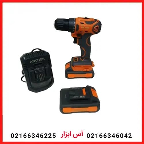 دریل شارژی آنکور مدل DCE15 ۲۰ ولت ۲ آمپر براشلس دو سرعته — تصویر ۶
