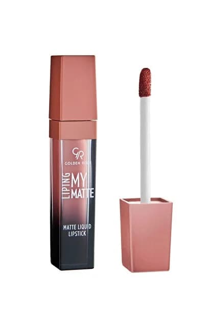 رژ لب مایع و مات گلدن رز Golden rose مدل Liping My Matte شماره 04 — تصویر ۸