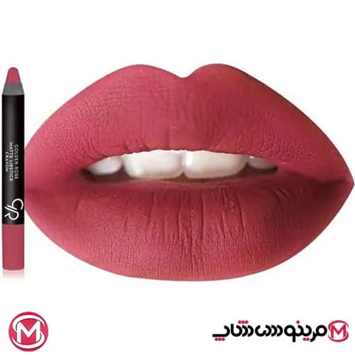 رژ لب مدادی مات گلدن رز Golden rose مدل Crayon شماره 11 — تصویر ۱۲