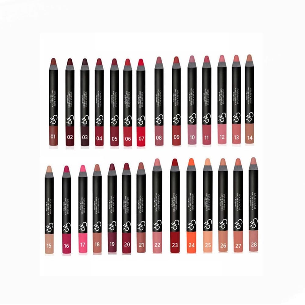 رژ لب مدادی مات گلدن رز Golden rose مدل Crayon شماره 11 — تصویر ۸