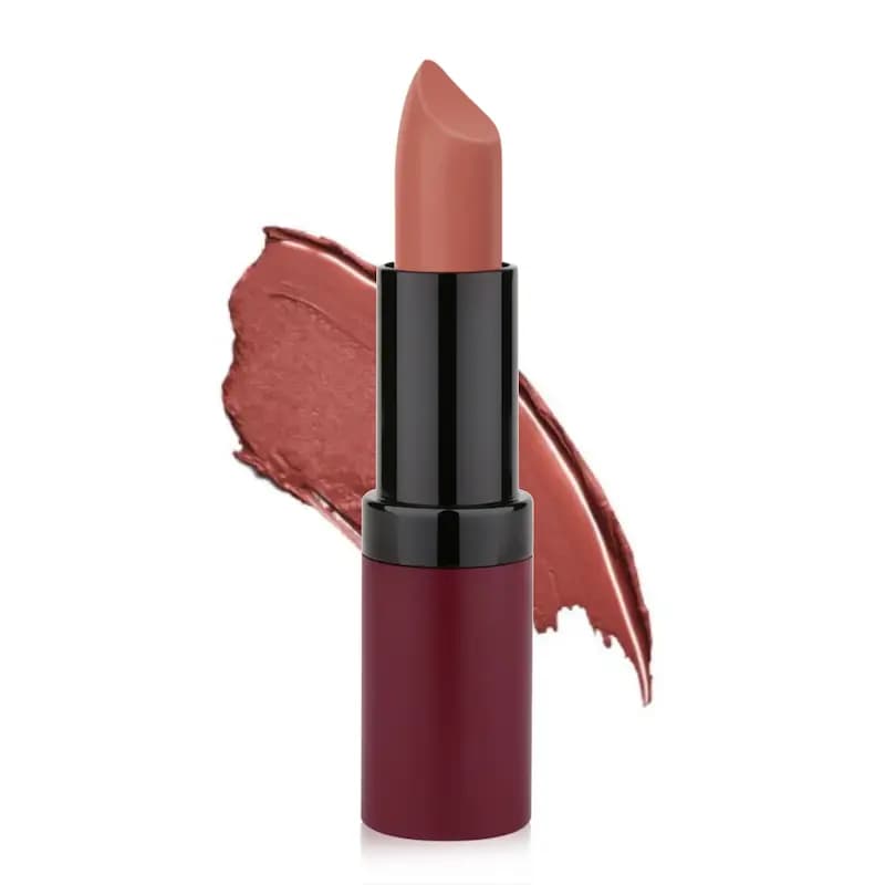 رژ لب جامد مات و مخملی گلدن رز Golden Rose مدل GR Velvet Matte Lipstick شماره 27 — تصویر ۵