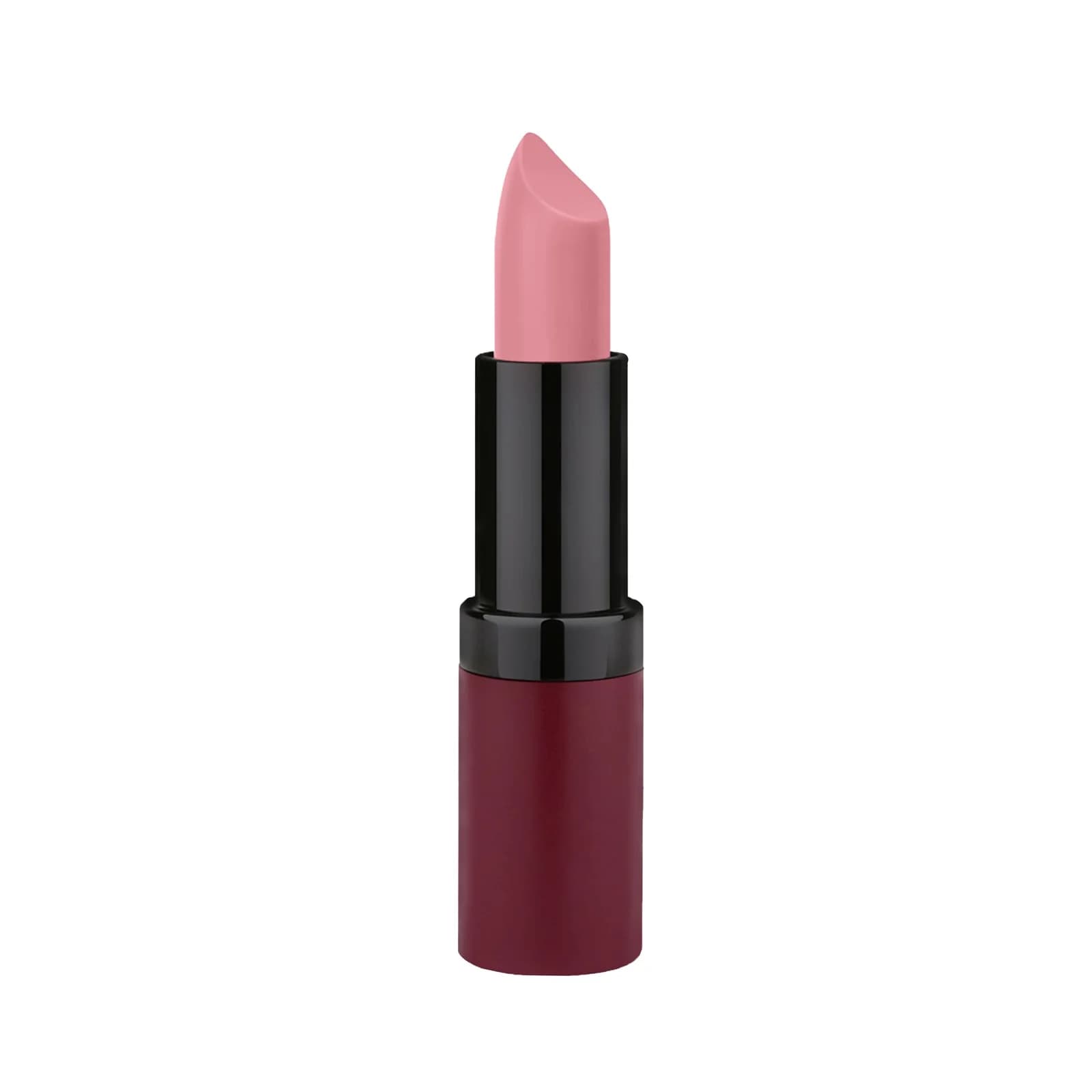 رژ لب جامد مات و مخملی گلدن رز Golden Rose مدل GR Velvet Matte Lipstick شماره 10 — تصویر ۸