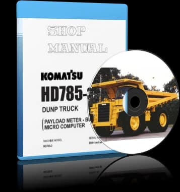 کاتالوگ راهنما (شاپ منوال) دامپتراک کوماتسو مدل HD785-3و HD985-3