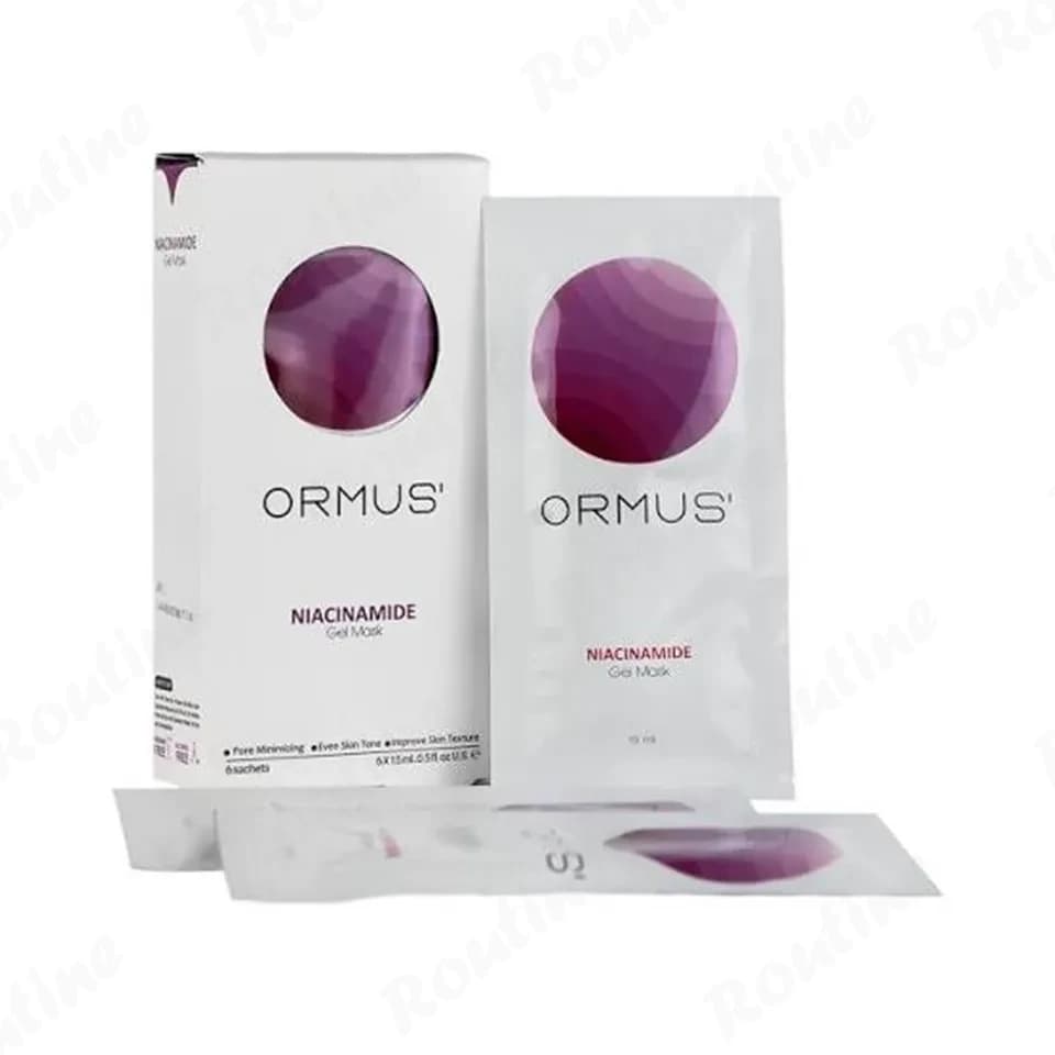 ژل ماسک صورت نیاسینامید (Niacinamide) اورموس بسته 6 عددی — تصویر ۲