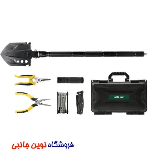 کیت ابزار بیرونی گرین لای Survival X9 ا Green Lion Survival X9 Outdoor Tool Kit (تک / عمده)
