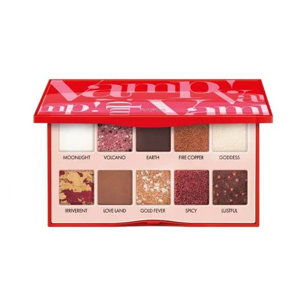 پالت سایه چشم 10 رنگ مدل VAMP SCENTED 001 پوپا — تصویر ۲