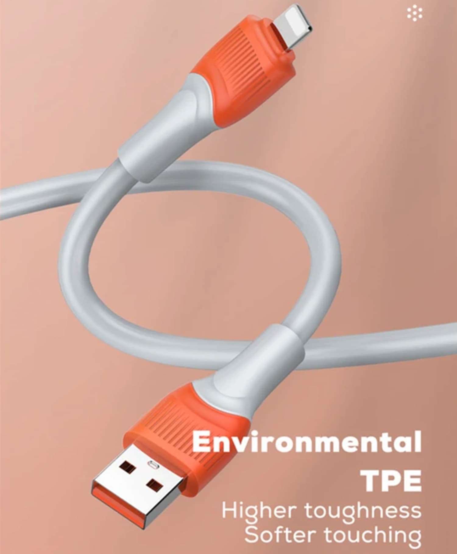کابل تبدیل USB به Lightning الدینیو LS-601 — تصویر ۶