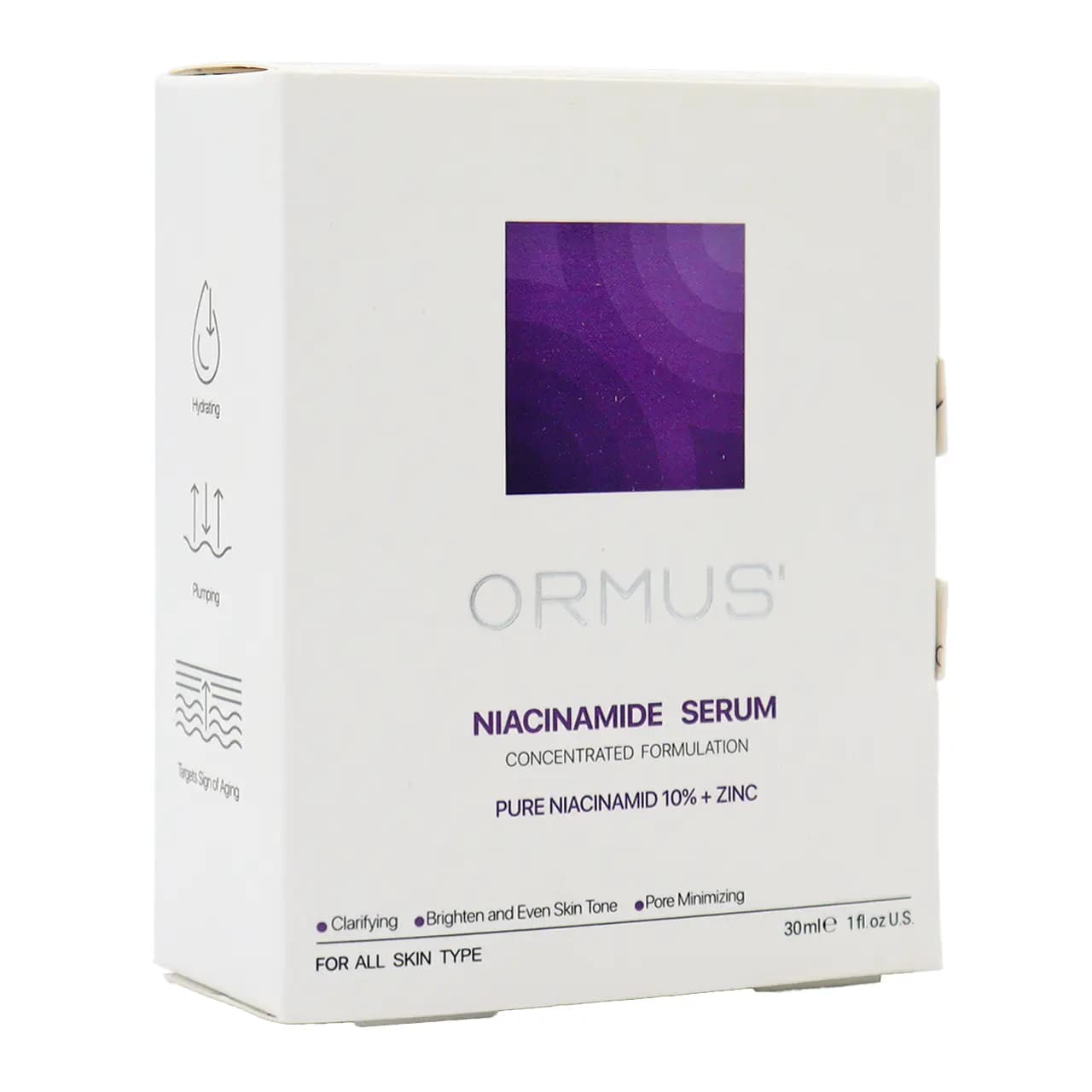 سرم نیاسینامید 10 درصد اورموس حاوی زینک حجم 30mL — تصویر ۴