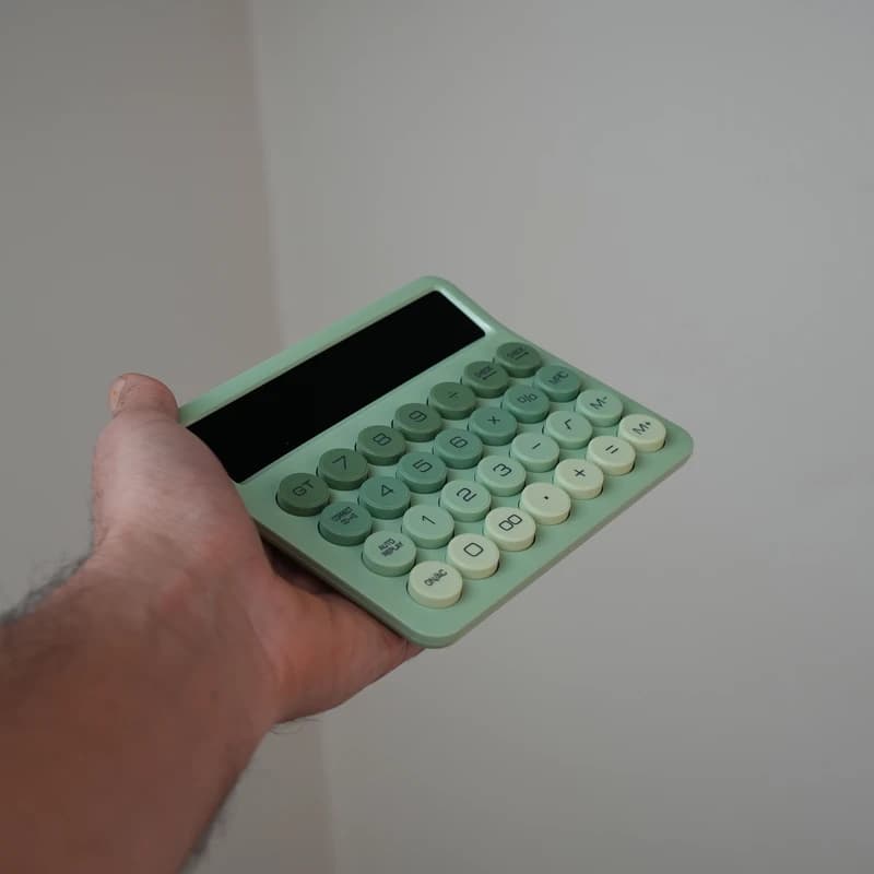 ماشین حساب رومیزی مدل پاستلی کد OS-9188 — تصویر ۵