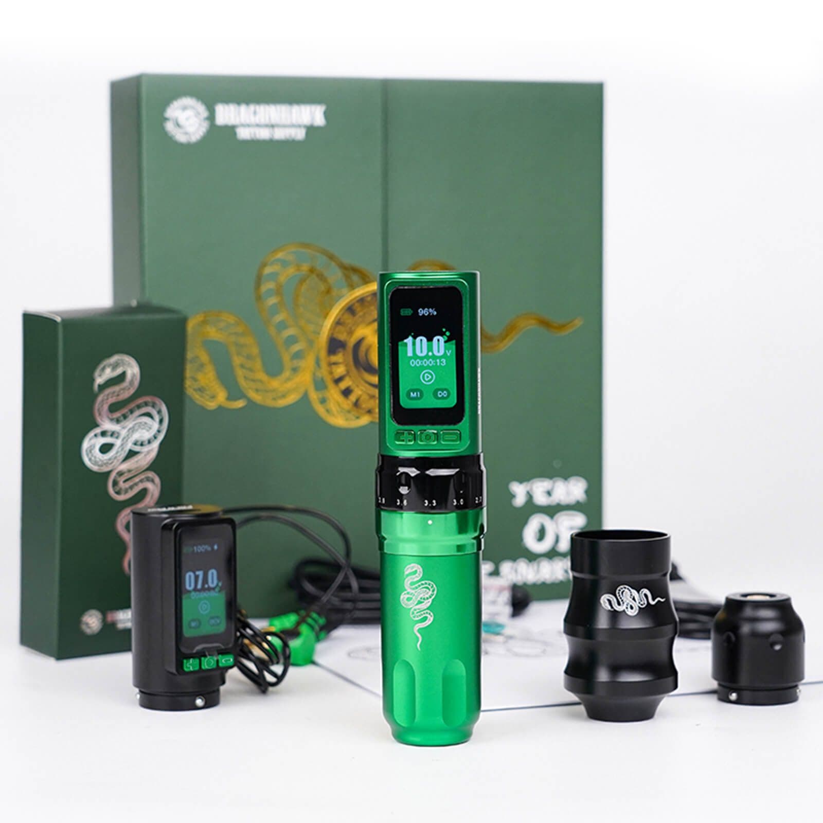 دستگاه تتو وایرلس فولد پرو سال دراگون هاوک Dragonhawk Fold Pro Year of Snake — تصویر ۷