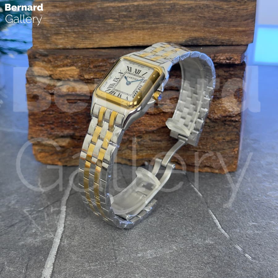 ساعت مچی زنانه کارتیر مدل Cartier Panthere Silver Gold De.4571C — تصویر ۱۱
