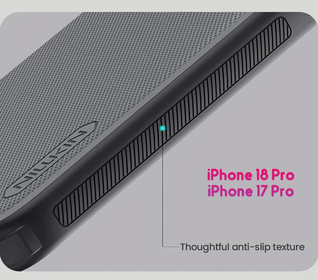 قاب ضدضربه دودی iPhone 18 Pro مارک نیلکین مدل Super Frosted Shield Pro Clear — تصویر ۶