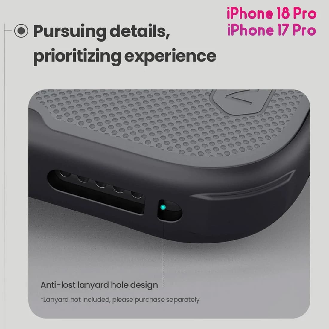 قاب ضدضربه دودی iPhone 18 Pro مارک نیلکین مدل Super Frosted Shield Pro Clear — تصویر ۷