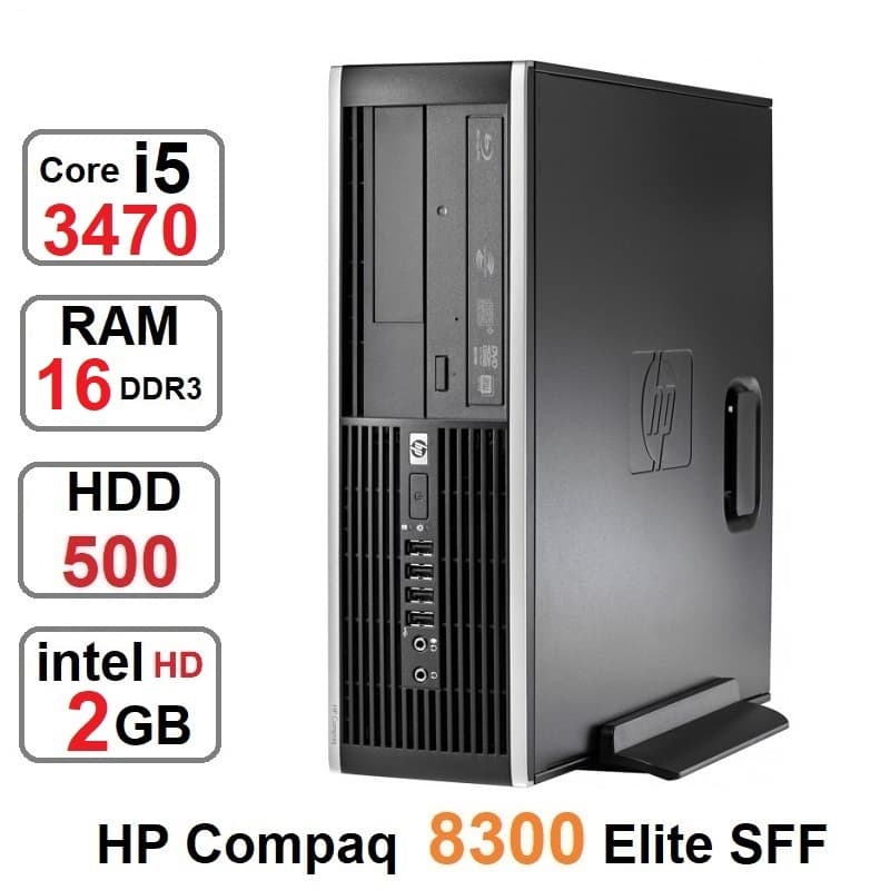 مینی کیس HP Compaq 8300 Elite SFF core i5 3470 — تصویر ۹