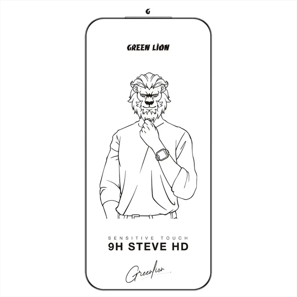 محافظ صفحه نمایش شفاف گرین لاین مدل 9H Steve برای iPhone 17 Pro Max — تصویر ۱۰