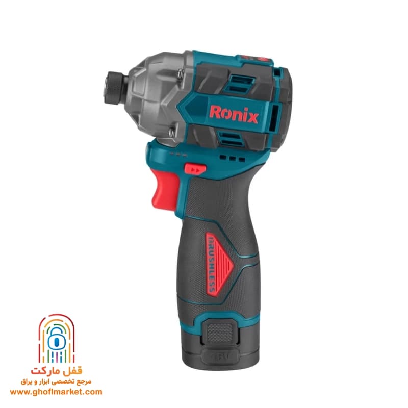 پیچ گوشتی شارژی براشلس رونیکس مدل 8668 — تصویر ۲