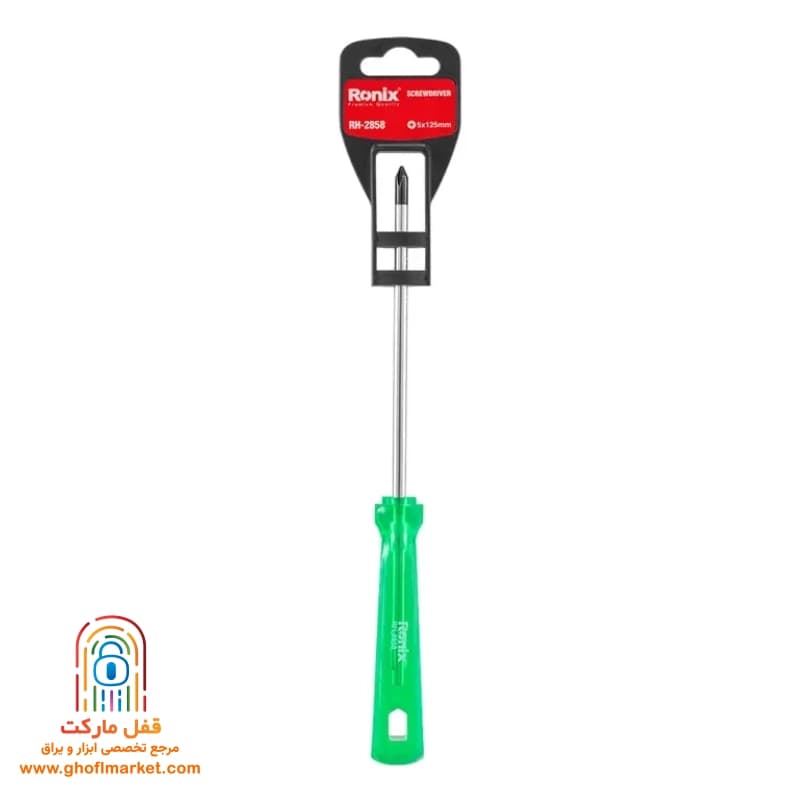 پیچ گوشتی چهارسو کریستالی رونیکس مدل RH-2858 — تصویر ۸