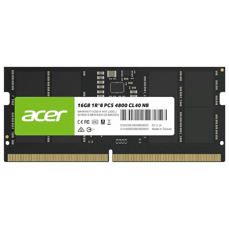 رم لپ تاپ ایسر Acer SD200 DDR5 16GB Single 4800MHz CL40 — تصویر ۷