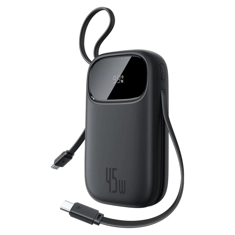 پاور بانک فست شارژ باسئوس QPow 3 P10082102 PD 45W ظرفیت 10000 میلی آمپر ساعت — تصویر ۲
