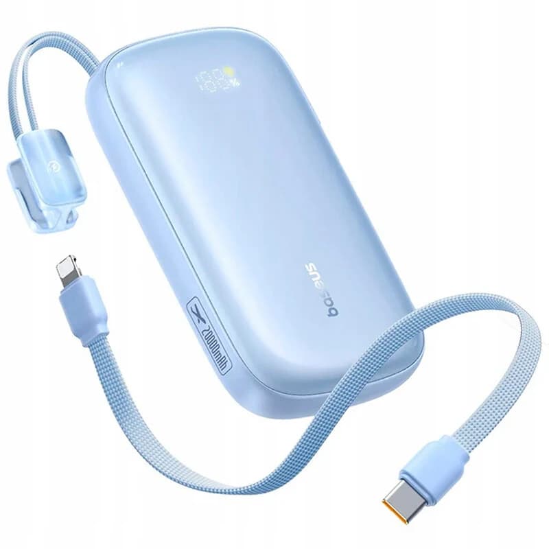 پاور بانک فست شارژ باسئوس EnerFill FC21 Qpow 3 Ultra E0027L PD 22.5W ظرفیت 10000 میلی آمپر ساعت — تصویر ۷