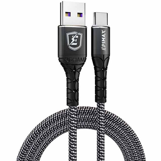 کابل تبدیل USB به USB-C اپیمکس مدل EC-08 طول 1.2 متر — تصویر ۲